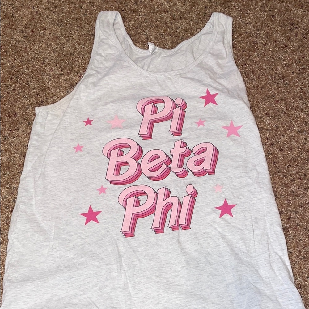Pi Beta Phi Gray Tank Top